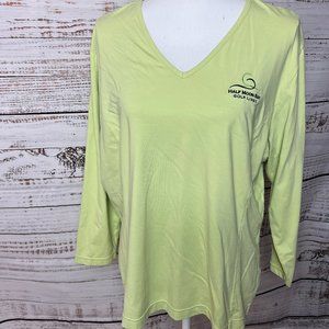 Women's casual wear top by Tehama from Half Moon Bay Golf Links size XL